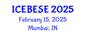 International Conference on Environmental, Biological, Ecological Sciences and Engineering (ICEBESE) February 15, 2025 - Mumbai, India