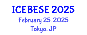 International Conference on Environmental, Biological, Ecological Sciences and Engineering (ICEBESE) February 25, 2025 - Tokyo, Japan