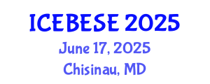 International Conference on Environmental, Biological, Ecological Sciences and Engineering (ICEBESE) June 17, 2025 - Chisinau, Republic of Moldova