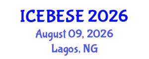 International Conference on Environmental, Biological, Ecological Sciences and Engineering (ICEBESE) August 09, 2026 - Lagos, Nigeria