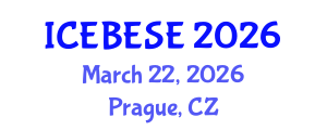 International Conference on Environmental, Biological, Ecological Sciences and Engineering (ICEBESE) March 22, 2026 - Prague, Czechia