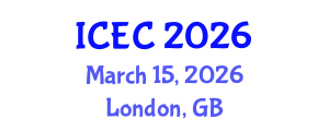 International Conference on Environmental Chemistry (ICEC) March 15, 2026 - London, United Kingdom