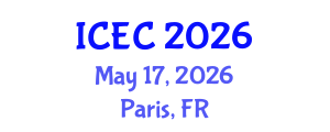 International Conference on Environmental Chemistry (ICEC) May 17, 2026 - Paris, France