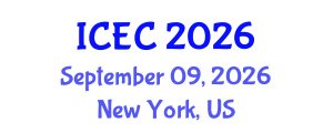 International Conference on Environmental Chemistry (ICEC) September 09, 2026 - New York, United States International Conference on Environmental Chemistry (ICEC) September 09, 2026 - New York, United States