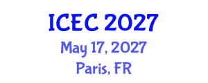 International Conference on Environmental Chemistry (ICEC) May 17, 2027 - Paris, France International Conference on Environmental Chemistry (ICEC) May 17, 2027 - Paris, France