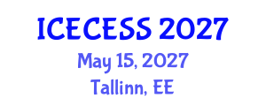 International Conference on Environmental, Cultural, Economic and Social Sustainability (ICECESS) May 15, 2027 - Tallinn, Estonia International Conference on Environmental, Cultural, Economic and Social Sustainability (ICECESS) May 15, 2027 - Tallinn, Estonia