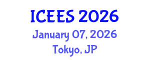 International Conference on Environmental Earth Sciences (ICEES) January 07, 2026 - Tokyo, Japan