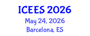 International Conference on Environmental Earth Sciences (ICEES) May 24, 2026 - Barcelona, Spain