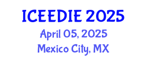 International Conference on Environmental Electrochemistry, Direct and Indirect Electrolysis (ICEEDIE) April 05, 2025 - Mexico City, Mexico