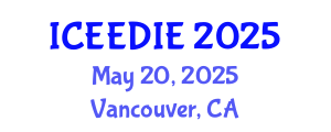 International Conference on Environmental Electrochemistry, Direct and Indirect Electrolysis (ICEEDIE) May 20, 2025 - Vancouver, Canada