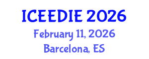 International Conference on Environmental Electrochemistry, Direct and Indirect Electrolysis (ICEEDIE) February 11, 2026 - Barcelona, Spain