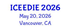 International Conference on Environmental Electrochemistry, Direct and Indirect Electrolysis (ICEEDIE) May 20, 2026 - Vancouver, Canada