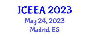International Conference on Environmental Engineering and Applications (ICEEA) May 24, 2023 - Madrid, Spain