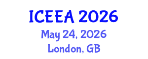 International Conference on Environmental Engineering and Applications (ICEEA) May 24, 2026 - London, United Kingdom