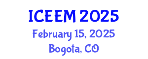 International Conference on Environmental Engineering and Management (ICEEM) February 15, 2025 - Bogota, Colombia