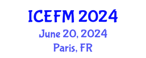 International Conference on Environmental Friendly Materials (ICEFM) June 20, 2024 - Paris, France