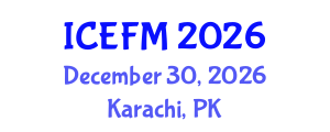 International Conference on Environmental Friendly Materials (ICEFM) December 30, 2026 - Karachi, Pakistan International Conference on Environmental Friendly Materials (ICEFM) December 30, 2026 - Karachi, Pakistan