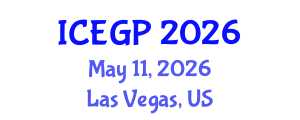 International Conference on Environmental Geology and Petroleum (ICEGP) May 11, 2026 - Las Vegas, United States International Conference on Environmental Geology and Petroleum (ICEGP) May 11, 2026 - Las Vegas, United States