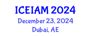 International Conference on Environmental, Industrial and Applied Microbiology (ICEIAM) December 23, 2024 - Dubai, United Arab Emirates