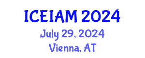International Conference on Environmental, Industrial and Applied Microbiology (ICEIAM) July 29, 2024 - Vienna, Austria