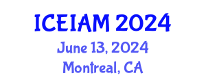 International Conference on Environmental, Industrial and Applied Microbiology (ICEIAM) June 13, 2024 - Montreal, Canada