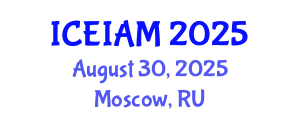 International Conference on Environmental, Industrial and Applied Microbiology (ICEIAM) August 30, 2025 - Moscow, Russia