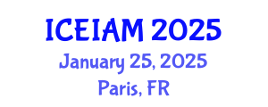 International Conference on Environmental, Industrial and Applied Microbiology (ICEIAM) January 25, 2025 - Paris, France