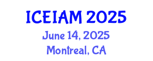 International Conference on Environmental, Industrial and Applied Microbiology (ICEIAM) June 14, 2025 - Montreal, Canada