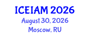 International Conference on Environmental, Industrial and Applied Microbiology (ICEIAM) August 30, 2026 - Moscow, Russia