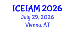 International Conference on Environmental, Industrial and Applied Microbiology (ICEIAM) July 29, 2026 - Vienna, Austria