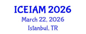 International Conference on Environmental, Industrial and Applied Microbiology (ICEIAM) March 22, 2026 - Istanbul, Turkey
