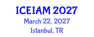 International Conference on Environmental, Industrial and Applied Microbiology (ICEIAM) March 22, 2027 - Istanbul, Turkey International Conference on Environmental, Industrial and Applied Microbiology (ICEIAM) March 22, 2027 - Istanbul, Turkey