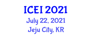 International Conference on Environmental Informatics (ICEI) July 22, 2021 - Jeju City, Republic of Korea