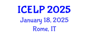 International Conference on Environmental Law and Policy (ICELP) January 18, 2025 - Rome, Italy