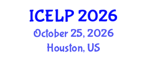 International Conference on Environmental Law and Policy (ICELP) October 25, 2026 - Houston, United States International Conference on Environmental Law and Policy (ICELP) October 25, 2026 - Houston, United States