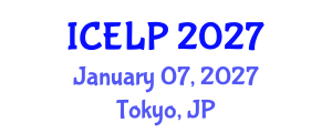 International Conference on Environmental Law and Policy (ICELP) January 07, 2027 - Tokyo, Japan International Conference on Environmental Law and Policy (ICELP) January 07, 2027 - Tokyo, Japan
