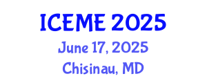 International Conference on Environmental Management and Engineering (ICEME) June 17, 2025 - Chisinau, Republic of Moldova