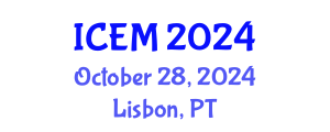 International Conference on Environmental Management (ICEM) October 28, 2024 - Lisbon, Portugal