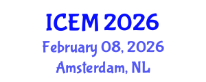 International Conference on Environmental Management (ICEM) February 08, 2026 - Amsterdam, Netherlands