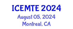 International Conference on Environmental Management, Technology and Engineering (ICEMTE) August 05, 2024 - Montreal, Canada