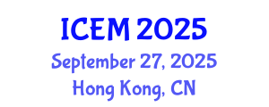 International Conference on Environmental Microbiology (ICEM) September 27, 2025 - Hong Kong, China