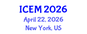 International Conference on Environmental Microbiology (ICEM) April 22, 2026 - New York, United States