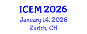 International Conference on Environmental Microbiology (ICEM) January 14, 2026 - Zurich, Switzerland