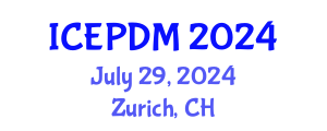 International Conference on Environmental Policy and Decision Making (ICEPDM) July 29, 2024 - Zurich, Switzerland