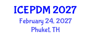 International Conference on Environmental Policy and Decision Making (ICEPDM) February 24, 2027 - Phuket, Thailand International Conference on Environmental Policy and Decision Making (ICEPDM) February 24, 2027 - Phuket, Thailand