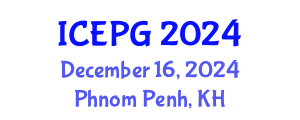 International Conference on Environmental Politics and Governance (ICEPG) December 16, 2024 - Phnom Penh, Cambodia