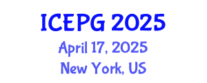 International Conference on Environmental Politics and Governance (ICEPG) April 17, 2025 - New York, United States