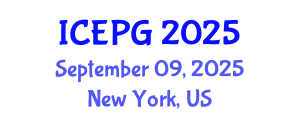 International Conference on Environmental Politics and Governance (ICEPG) September 09, 2025 - New York, United States