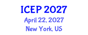 International Conference on Environmental Politics (ICEP) April 22, 2027 - New York, United States International Conference on Environmental Politics (ICEP) April 22, 2027 - New York, United States