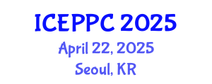 International Conference on Environmental Pollution and Pollution Control (ICEPPC) April 22, 2025 - Seoul, Republic of Korea